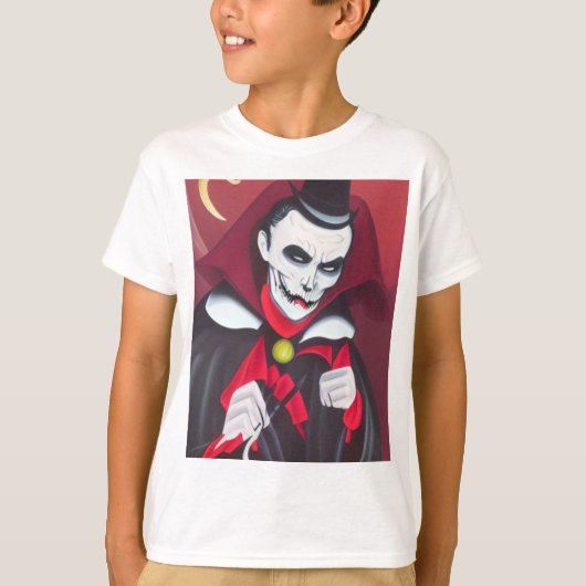 Halloween Dracula T-shirt (Voorkant)