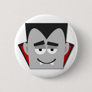Halloween Dracula T-shirts en cadeautjes Ronde Button 5,7 Cm