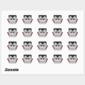 Halloween Dracula T-shirts en cadeautjes Ronde Sticker (Vel)
