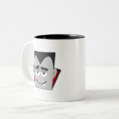 Halloween Dracula T-shirts en cadeautjes Tweekleurige Koffiemok (Voorkant links)