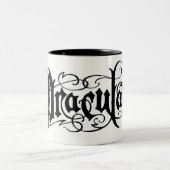 Halloween Dracula Tweekleurige Koffiemok (Center)