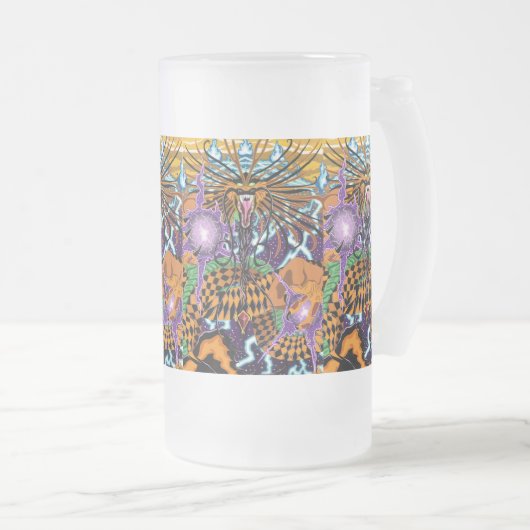 Halloween Dragon Bevestigde Mok (Voorkant rechts)