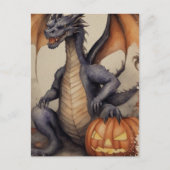 Halloween Dragon Briefkaart (Voorkant)