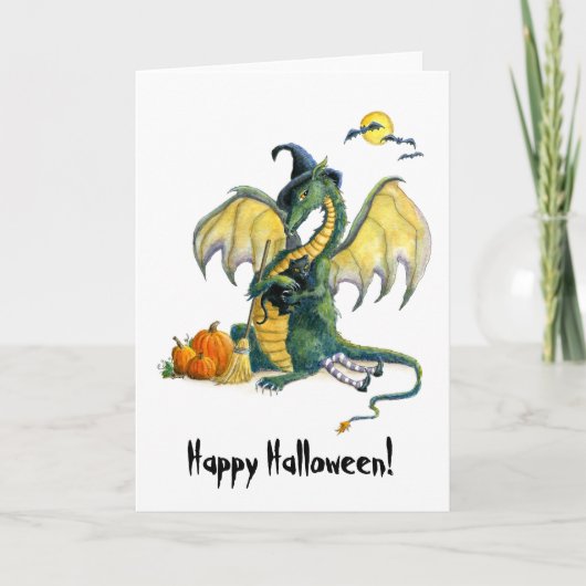 Halloween Dragon Kaart (Voorkant)