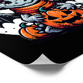 Halloween Dragon Pumpkin Poster (Hoek)