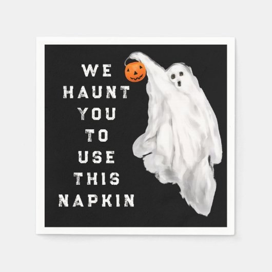 Halloween drank en cocktails servet (Voorkant)