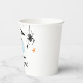 Halloween Drie Geest Blauwe Pompoenen 3e Verjaarda Papieren Bekers (Links)