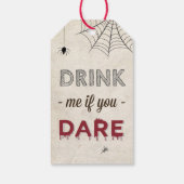 Halloween Drink Als u Kind Adult Party Favor Cadeaulabel (Achterkant)