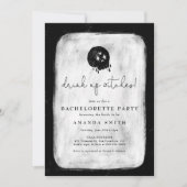 Halloween Drink heks Skull Bachelorette Kaart (Voorkant)