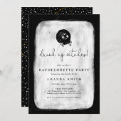 Halloween Drink heks Skull Bachelorette Kaart (Voorkant / Achterkant)