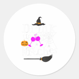 Halloween Drink heksen Ronde Sticker