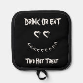 Halloween Drink of Eat Pot Holder Pannenlap (Voorkant)
