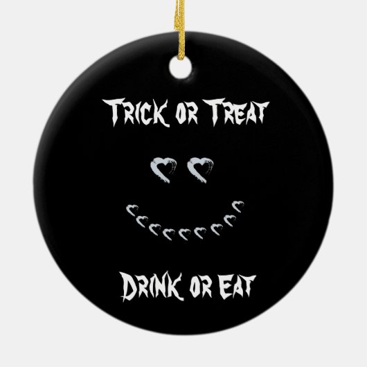 Halloween Drink of Eet Ornament (Achterkant)