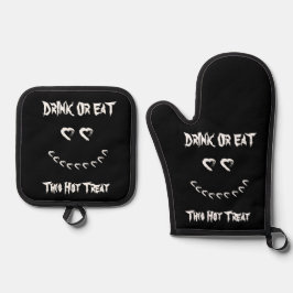 Halloween Drink of Eet Oven Mitt & Pot Holder set