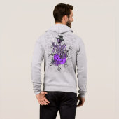 Halloween Drink Skeleton Hoodie (Achterkant volledig)