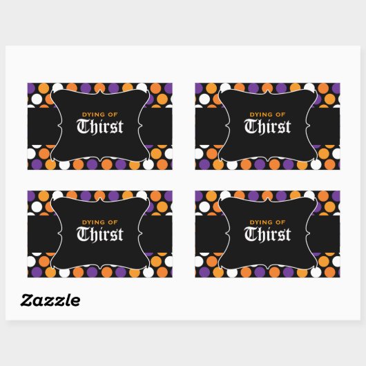 Halloween Drink/Treat Labels (Vel)