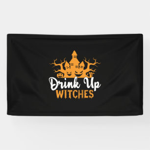 Halloween Drink Up Witches Birthday Spandoek