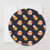 Halloween Drinken Snoepjes en behandelingen Hallow Kaart (Achterkant)