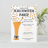 Halloween Drinken Snoepjes en behandelingen Hallow Kaart (Staand voorkant)