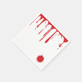 Halloween Dripping Gory Blood Spletters Dood Servet (Hoek)
