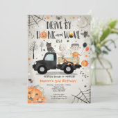 Halloween Drive door verjaardagsparade Kaart (Staand voorkant)