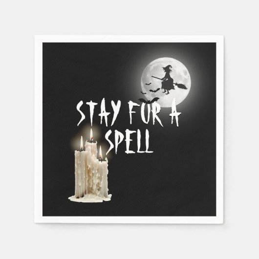 Halloween Driving Candles Servet (Voorkant)