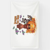 Halloween-dromen kunnen wachten op horrormonster spandoek (Verticaal)