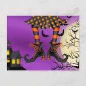 Halloween (drop in) Briefkaart Uitnodiging (Voorkant)
