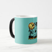 Halloween dubbelblind en moeilijk oplosbaar magische mok (Voorkant links)