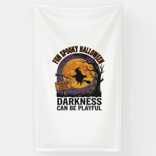 Halloween Duisternis Shirt Vintage Heks Maan Desig Spandoek