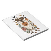 Halloween Duitse Drahthaard Pointer Notitieblok (Schuin)