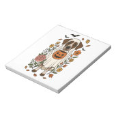 Halloween Duitse Drahthaard Pointer Notitieblok (Linkerzijde)