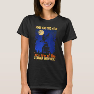 Halloween Duitse Herder Pas Op Voor De Duitse Herd T-shirt