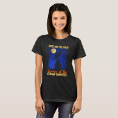Halloween Duitse Herder Pas Op Voor De Duitse Herd T-shirt (Voorkant volledig)