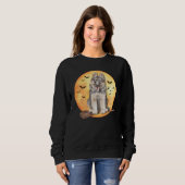 Halloween Duitse Herder Sweatshirt (Voorkant volledig)
