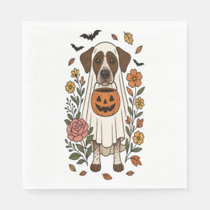 Halloween Duitse Staande Hond Servet
