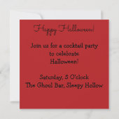 Halloween duivel kaart (Achterkant)