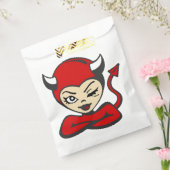 Halloween Duivel Pin Up Meisje Bedankzakje (Gezegeld)