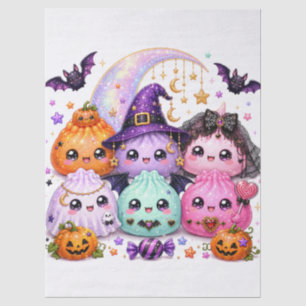 Halloween Dumpling Squishies Virale Kawaii Pompoen Tissuepapier