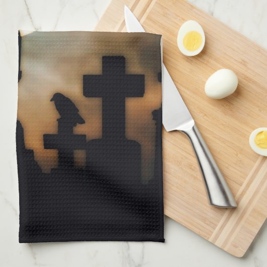 Halloween Dusk Theedoek (Quarter Fold)
