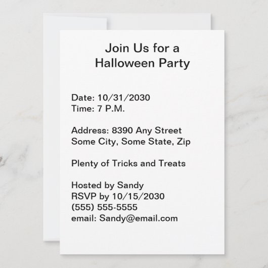 Halloween Dusk Witch Pumpkin Aangepaste Foto Kaart (Achterkant)