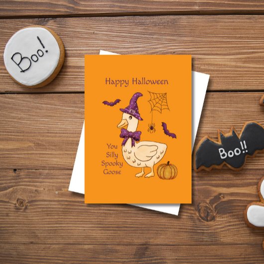 Halloween Dwaze Gans Kaart
