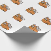 Halloween dweilen cadeaupapier (Hoek)