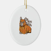 Halloween dweilen keramisch ornament (Rechts)