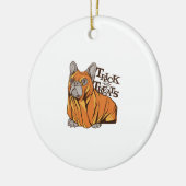 Halloween dweilen keramisch ornament (Links)
