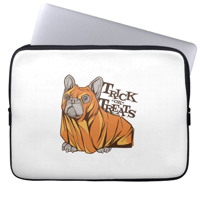 Halloween dweilen laptop sleeve (Voorkant)