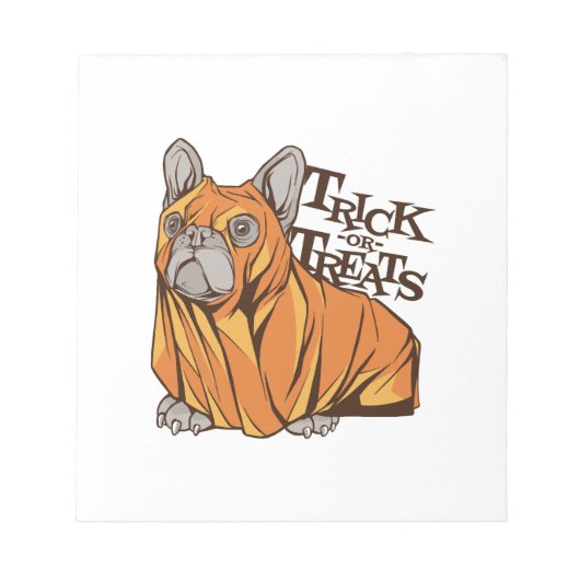 Halloween dweilen notitieblok (Voorkant)