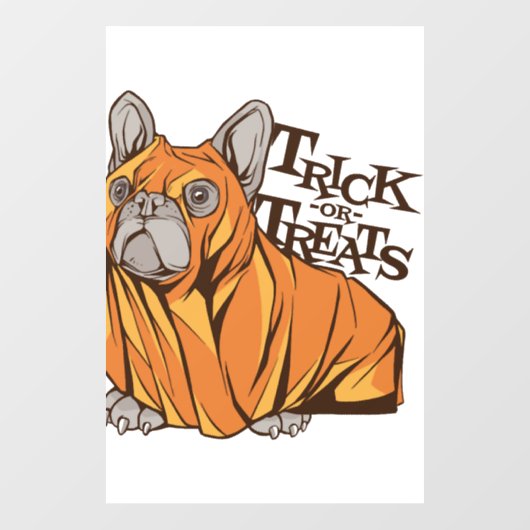 Halloween dweilen raamsticker (Vel)