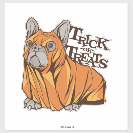 Halloween dweilen sticker (Vel)