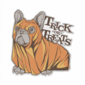 Halloween dweilen sticker (Voorkant)